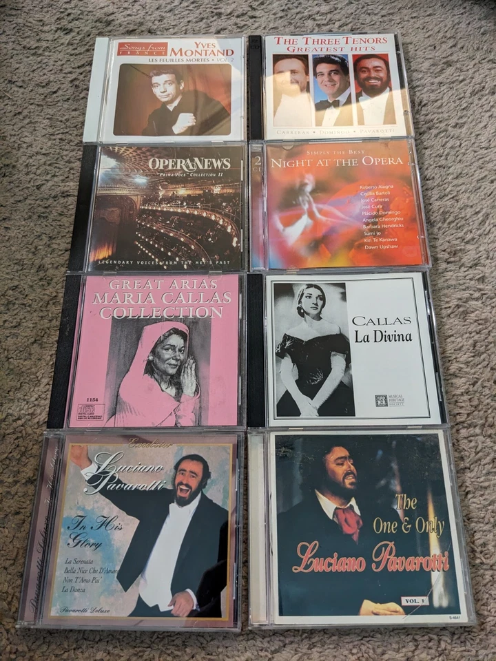 53 Opera Imports CD Lot Il Divo Pavarotti Bocelli Liszt Domingo Kraus Mahler Foto 4 de 4