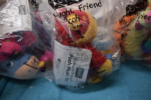 Mattel Winnie The Pooh Tigger Eeyore Night Light Friend Plush - Sealed T-15 - Picture 7 of 8