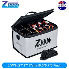 Zeee Lipo Battery Fireproof Guard Large Capacity Safe Bag for Charge & Storage 