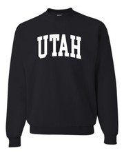 State of Utah College Style White Fashion Unisex Crewneck Sweatshirt