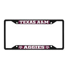 Fanmats Ncaa Texas A&M Aggies Black Metal License Plate Frame