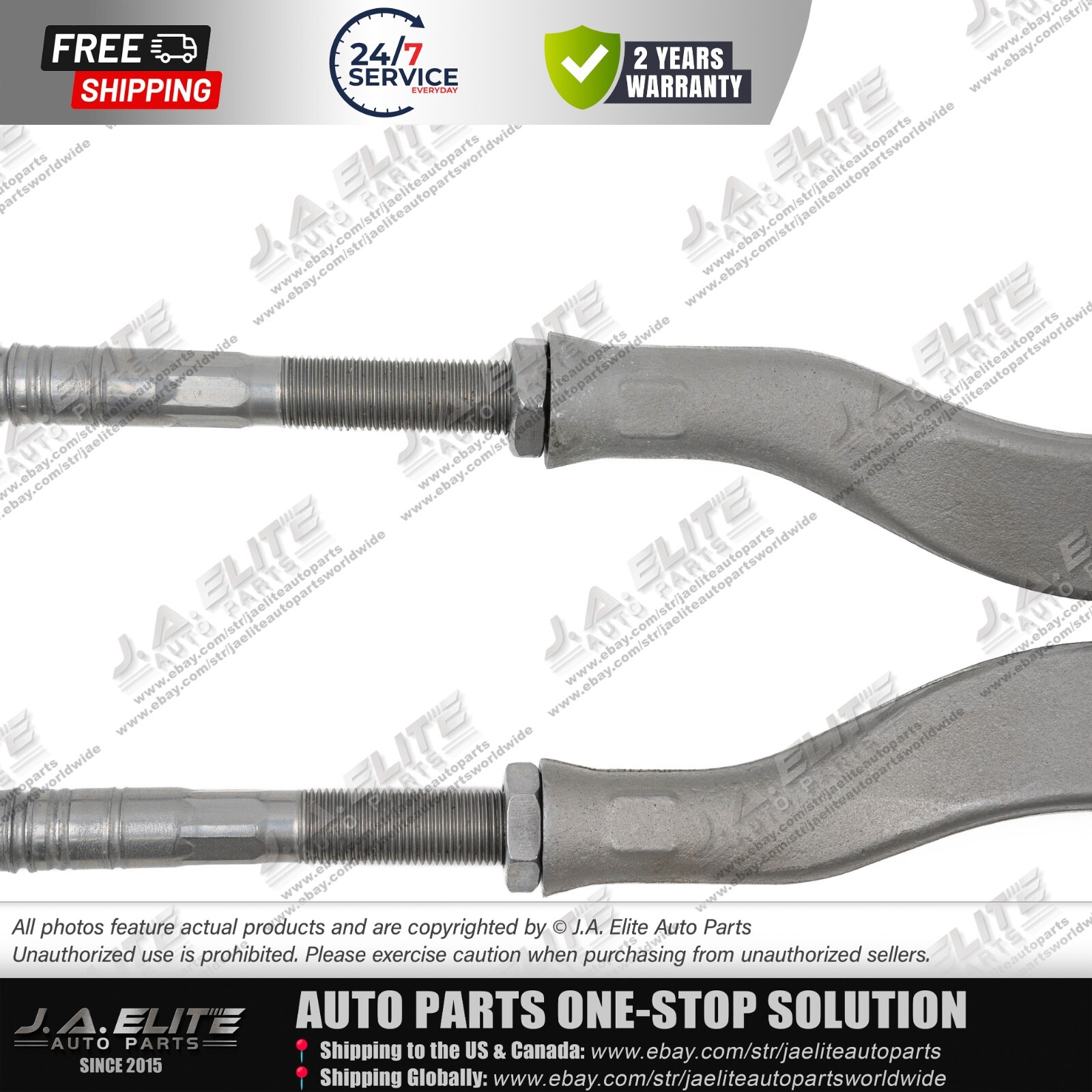 4pcs Left & Right Inner & Outer Tie Rod Ball Joint fit Maserati Levante (2019+)