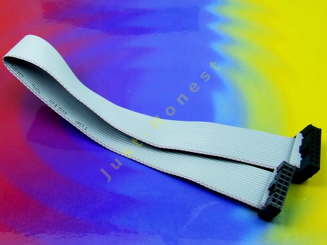 POPESQ IDC Kabel 40 Polig 2m - Flachbandkabel 2.54mm Made In Germany