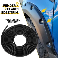 9m For Car Truck Wheel Wells Fender Flare Edge Trim Seal Universal Rubber Gasket