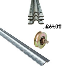Gate Rail Track For Sliding Gates | Garden Barn Fence Gate Track FREE DELIVERY