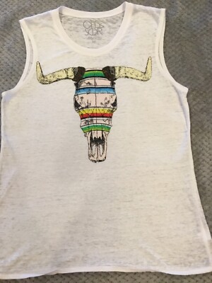 cow skull tank top