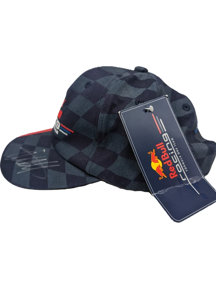 Original Sebastian Vettel Formel 1 2010 Fan-Cap Red Bull racing NEU Mit Autogram - Bild 4 von 4