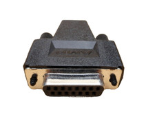 D SUB DB15F FEMALE 2 ROW CRIMP CONNECTOR WITH BACK SHELL NO PINS QTY 9 