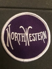 NorthWestern University Wildcats Vintage Embroidered Iron On Patch 2.5" X 2.5”