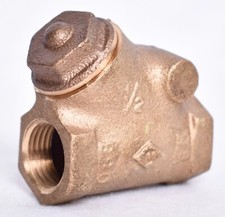 C 1/2" Swing Check Y Pattern Valve Bronze 200 CWP