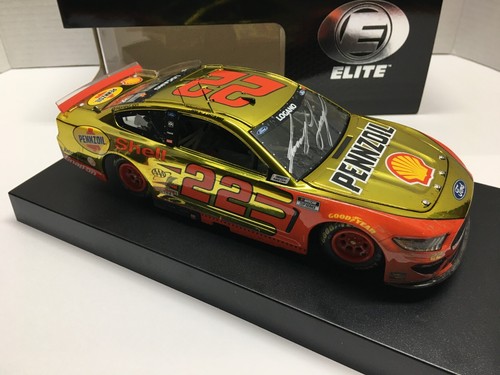 JOEY LOGANO AUTOGRAPHED 2021 #22 SHELL PENNZOIL BRISTOL WIN 1/24 RCCA ELITE C/C - Picture 9 of 10