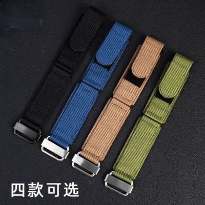Nylon Uhrenarmband passend für Breitling Bell Ross verdickten gewebten Gürtel...