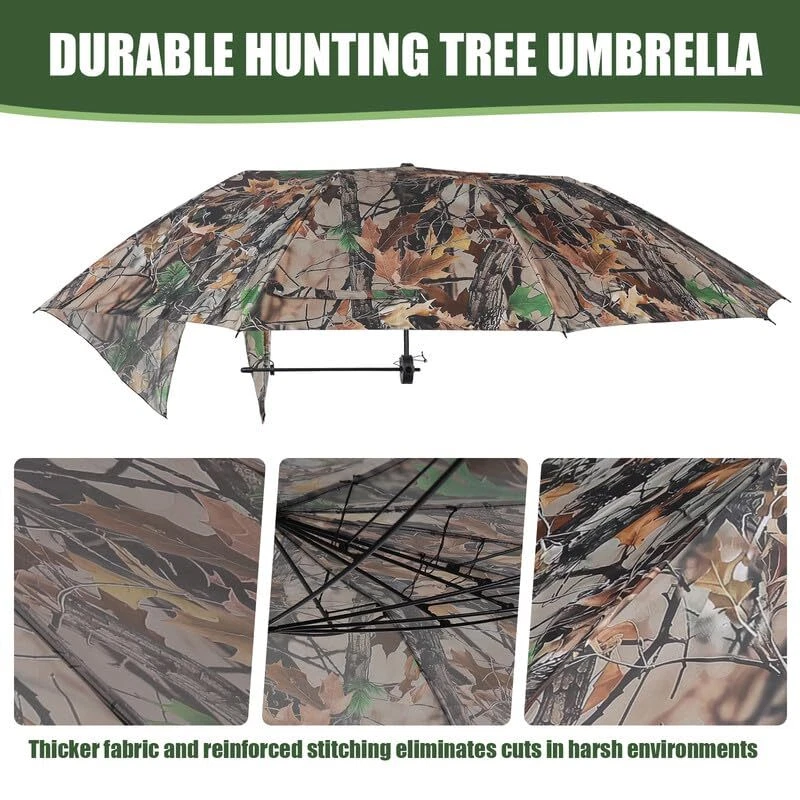 Kalkal Tree Stand Umbrella, 58" Wide Camo Hunting Umbrella for Stand,...  - Image 2 of 4
