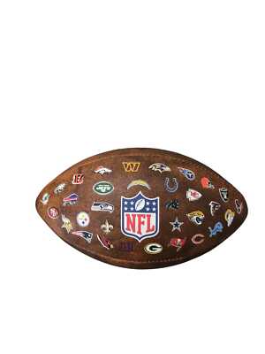 Wilson American Football-Ball THROWBACK 32 Team-Logo Junior