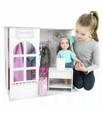 Buy Designafriend Wooden Dolls House, Doll houses