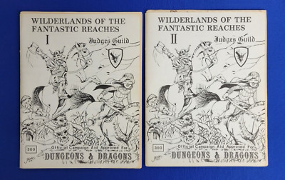 Wilderlands of the Fantastic Reaches I & II with (4) Maps - Judges Guild