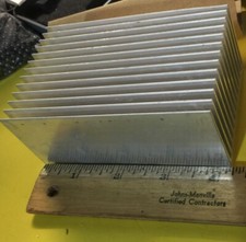 Aluminum Heat Sink 4 x 2-5/8 x 1-7/8 inches, 3/4 Lbs NICE 21
