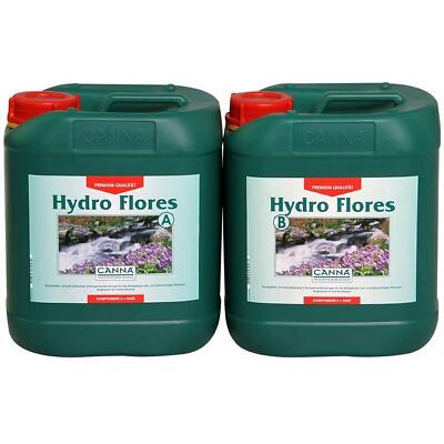 CANNA Hydro Flores A+B Run to waste Grow Blütephase 2-K Pflanzendünger 2x10L