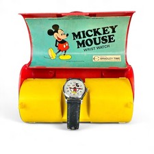 VTG Mickey Mouse Wrist Watch Bradley Time Walt Disney