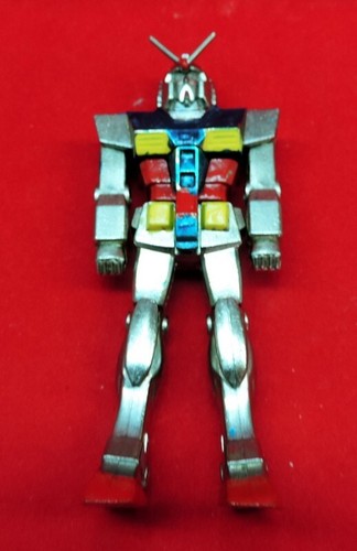 LOT 2 VINTAGE CLOVER GUNDAM MINI GOKIN DIECAST RAW METAL JAPANESE ROBOT 1970'S - Picture 8 of 21