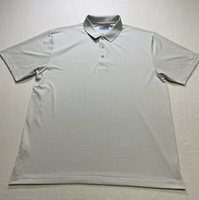 PGA TOUR MEN'S XL POLO GOLF SHORT SLEEVE SHIRT GRAY. NEW