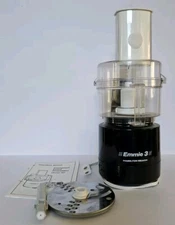 Vintage Hamilton Beach Emmie 3 Compact  Food Processor Model 382 Black