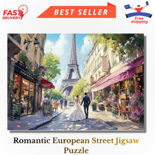 500 Piece Romantic European Street Jigsaw Puz...