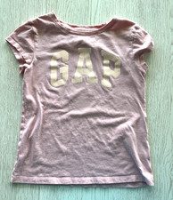 Girls size Large 10 GAP pink with SPARKLY glitter GAP pink t-shirt