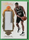 2016 17 Panini Flawless Tim Duncan Diamond Patch 1/5 Spurs