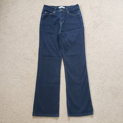 Vintage Y2k Levi's 512 Perfectly Slimming Boot Cut Jeans Dark Wash Size 6 S