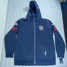 NEW ERA Mens Alouettes Montrreal Official CFL Sideline JACKET Jersey XL NWT