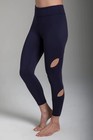 Kiragrace Blue Ankle Leggings Seva Tiffany Cruikshank XS Cut Out Kira Grace High — photo 1