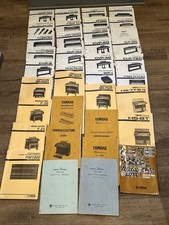 Lot of Vintage Yamaha Organ Piano Keyboard Service Manuals Repair Guides