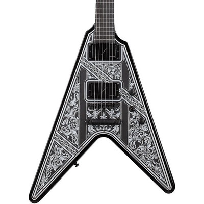 Schecter Guitar Research V1 Przym Palladium Electric Guitar Gloss Black