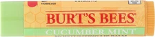 Burts Bees Cucumber Mint Moisturizing Lip Balm for Women, Orange, 0.15 Oz