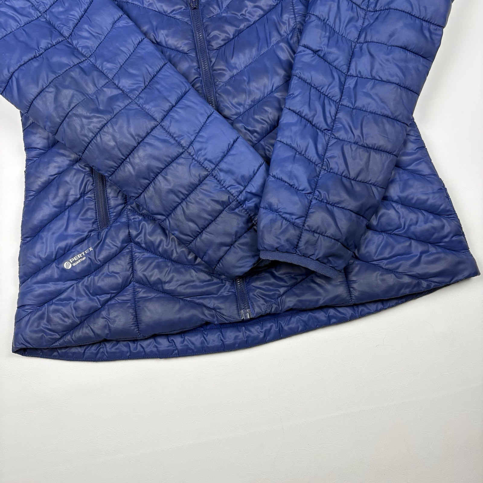 Rab Altus Jacket Women's Medium Navy Quilted Puffer Coat Insulated Full Zip image 6