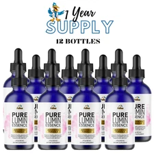 Pure Lumin-Amino Diet Drops- Anti Aging/ Skin Beauty- 12 Bottles- 720ml (2fl oz)