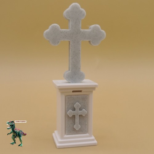 Playmobil stone-column-cross-graveyard-halloween-medieval-burial-halloween