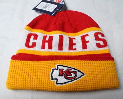 Kansas City Chief Men's Fanatics Oskie Cuffed Knit Hat WR4 Multicolor One Size