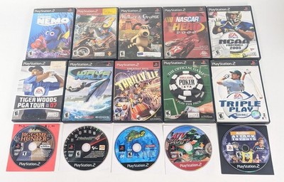 Playstation 2 Lot of (15) PS2 Games CIB & Discs - Tested