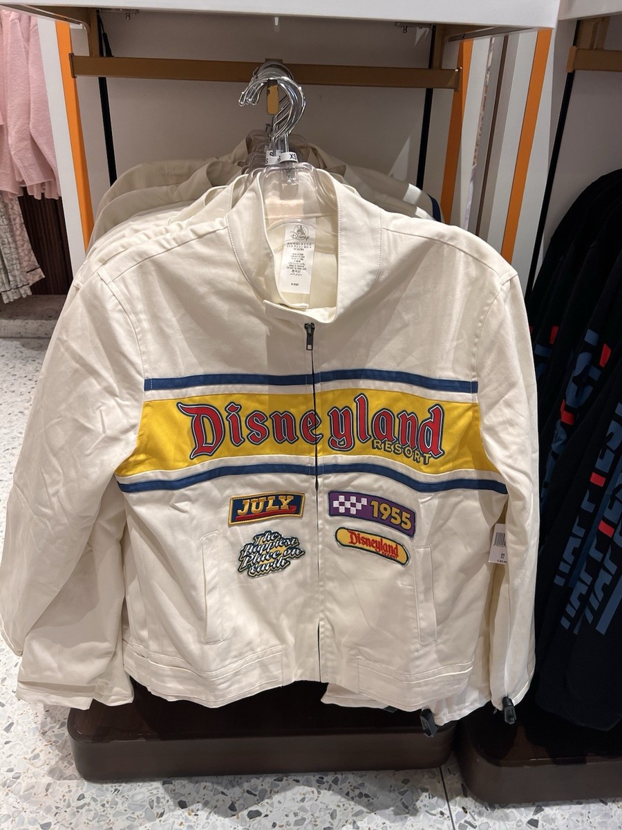 XL - Disneyland Park 2025 Cream Racer Jacket | eBay