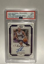 2024 PANINI NATIONAL TREASURES NATIONAL ARCHIVES INK BIB MIKE BIBBY BRONZE 11/25