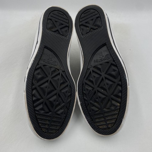 Converse CTAS schwarze gesteppte Low-Top-Sportschuhe Größe UK 4 Streifen Damen Fitnessstudio Skate - Bild 6 von 8