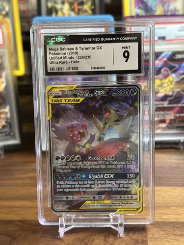 Mega Sableye & Tyranitar-GX graded CGC 9 for sale on eBay