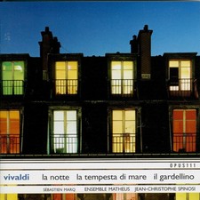 VIVALDI  la notte, la tempesta di mare ... MARQ  ENSEMBLE MATHEUS  SPINOSI
