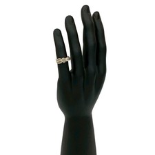 HERMES Hermès Santur Ring Silber 925, Größe 9, Silber, 92783