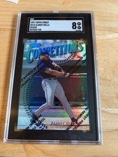 1997 ALBERT BELLE Topps Finest Silver Refractor #319 SGC 8 Chicago White Sox