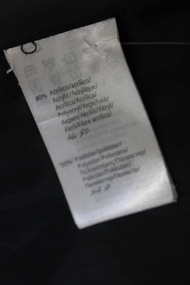 Mayoral Girls Striped Long Sleeve Snap Closure Basic Coat Black Size 12 - Image 3 of 4