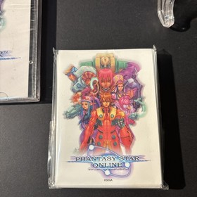 LOT OF 3 PHANTASY STAR ONLINE CD SEGA DREAMCAST TRADING CARDS CD PACK + BINDER!