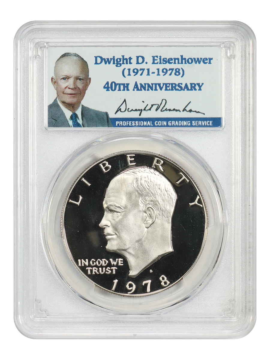 PR 70 Graded Eisenhower Dollars (1971-1978) for sale | eBay